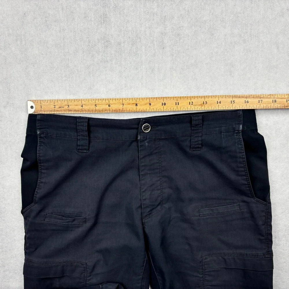 Mission Made Tactical Pants Mens 32x32 Black Cargo Work Utility Combat Stretch